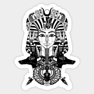 Robotic Tutankhamun Sticker